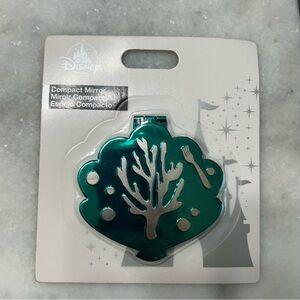 Disney Parks Teal Ariel Compact Mirror